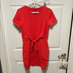 Express Vibrant Red Dress